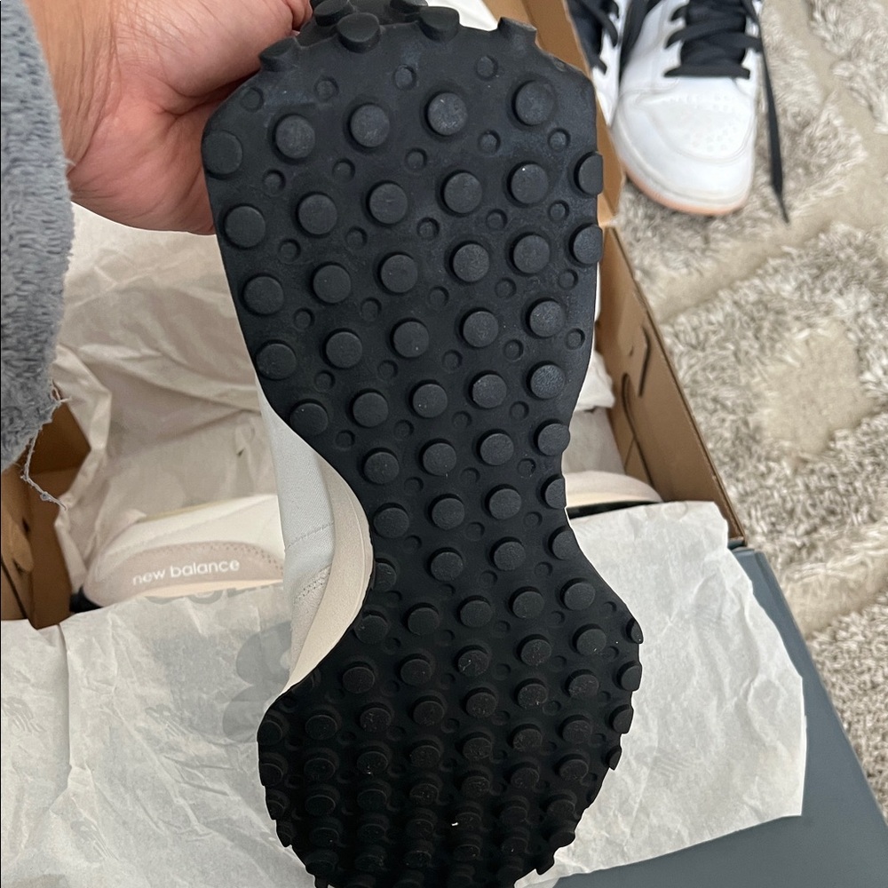 New Balance Black and White Athletic Shoes - Picture 2 of 4